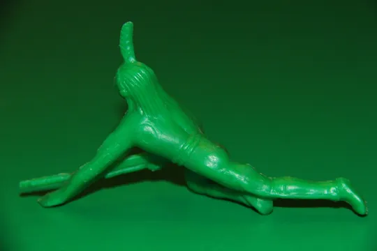 Купити ІНДІАНЕЦЬ ЩО КРАДЕТЬСЯ З РУШНИЦЕЮ индеец TIM-MEE 65-70мм ОРИГІНАЛ США-ФРГ