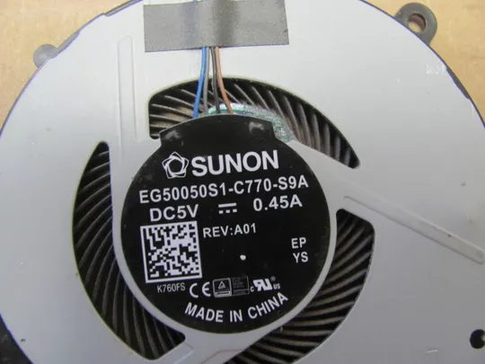 Купити номер1010-3 Вентилятор кулер FAN EG50050S1-C770 KSB0805HCAG1  для HP EliteBook 850 755 G3 G4  оригінал