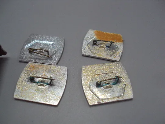 Знак флот корабль морфлот ссср крейсер Аврора, линкор Азов, броненосец Потемкин лот 4 шт №17258 Інтернет-аукціон