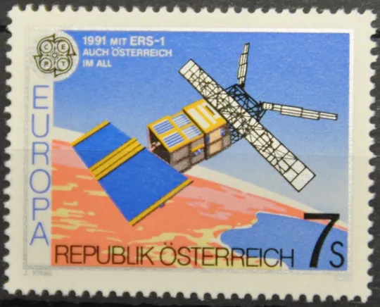 Австрия Космос Европа СЕПТ 1991 Ціна