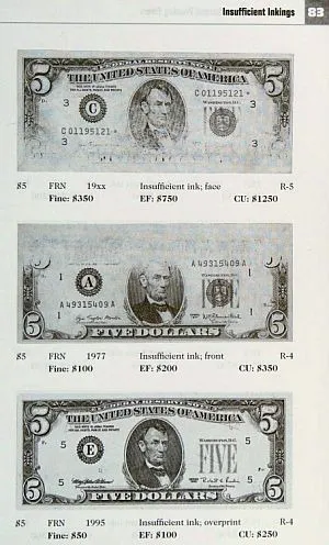 Ошибки на банкнотах США - *.pdf Продаж