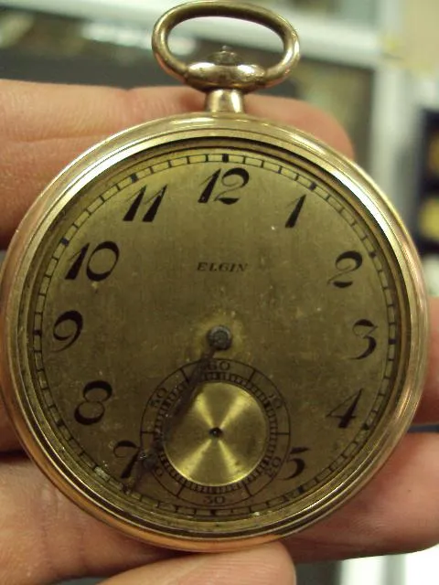 Купити часы карманные Elgin позолота №2270
