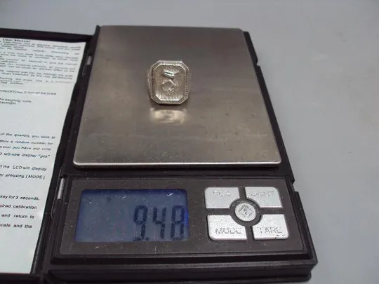 Мужской перстень кольцо печатка зодиак Дева гороскоп серебро Украина вес 9,48 г размер 21 №15145 Недорого