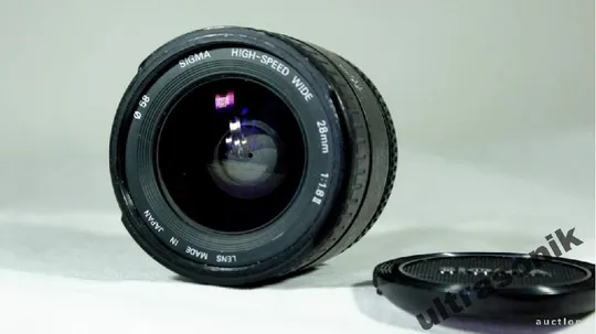 Купити Об&#039;єктив светосильный Sigma High-sped wide MF 28mm/1.8 II для Nikon Ф58mm Japan Вживане