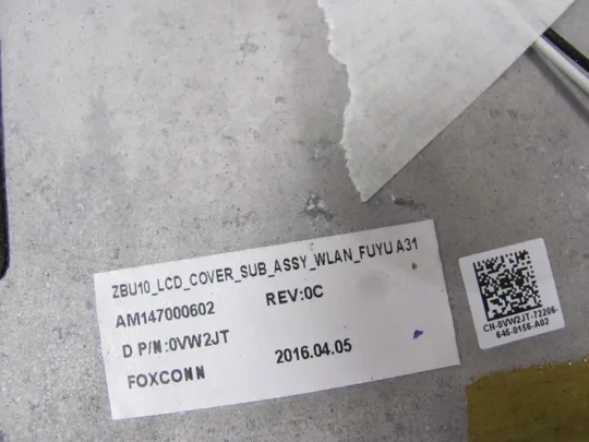 673-1 кришка матриці AM147000602 0VW2JT  для  Dell Latitude E7450 оригінал Торговий майданчик