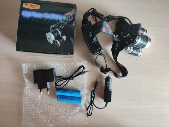 Фонарь налобный rj 3000 t6 Ціна