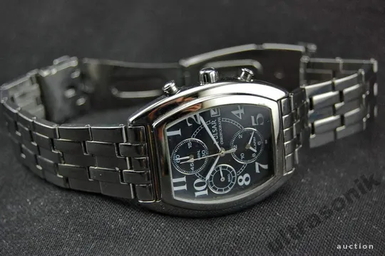 Годинник наручний хронограф PULSAR WR 30м мех.Seiko кал.7T62 черный Japan Вживане Ціна