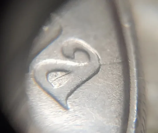 (1388) 5 копійок 1992 розколи на аверсі від канту через 'У' та 'А' (5 копеек 1992 брак) З аукціону