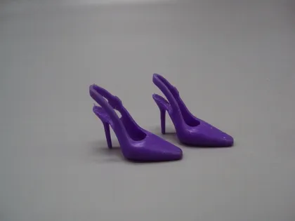 фото, Кукольная обувь фиолетовые туфли для Барби лялькове взуття фіолетові туфельки для Барбі №18647