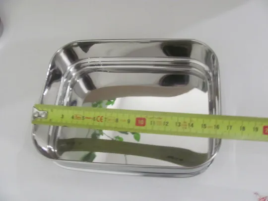 HomeAct Bento Ланч-бокс із нержавіючої сталі, 3 частини, герметичний екологічно чистий і здоровий ланч-бокс для школи, університету, роботи та кемпінгу (19) Продаж