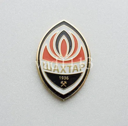 фото, Футбол серия больших значков 32 мм клубы Украины - ФК Шахтер Донецк Донецкая область