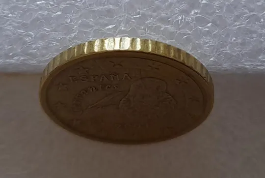 (2347) 50 євроцентів 2001 Іспанія (50 евроцентов 2001 Испания) З аукціону