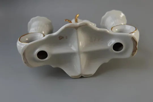 Фигура фарфор подсвечник Германия ГДР путти мальчик ангелочек ангел целый №10051 Де купити