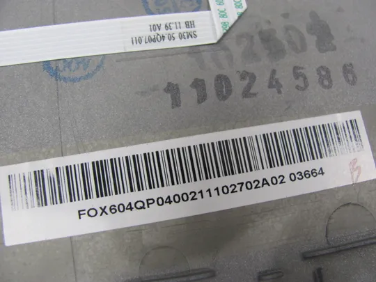 номер0202-27 Кришка панель палмрест та тачпад 604QP04002  для  ACER Aspire S3 S3-951 S3-371 MS2346 оригінал в Україні