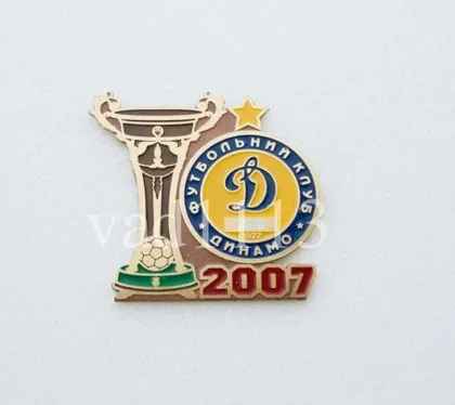 фото, Футбол значок - Чемпион Украины 2007 года Динамо Киев