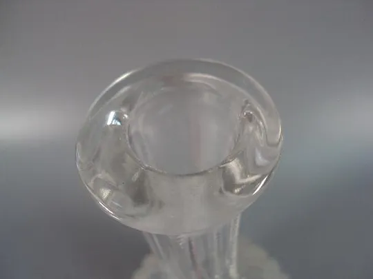 Графин хрусталь узор виноград высота 37 см старый (№947) Де купити