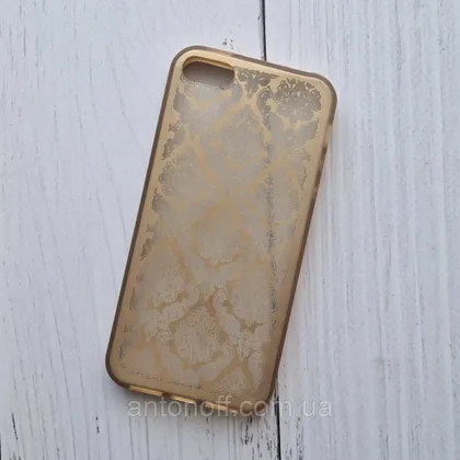 фото, Чохол Apple iPhone 5 / iPhone 5S / iPhone SE для телефону силіконовий Gold