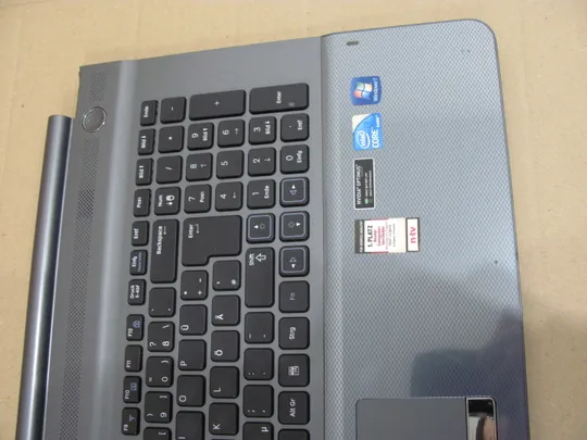 406-29  Кришка панель палмрест BA75-02838C  тачпад клавіатура РОБОЧА для  Samsung NP-RC710   RC710 оригінал Продаж