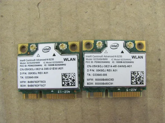 №329-20 WI-FI адаптер 6235ANHMW 05K9GJ для DELL LATITUDE E6440 E6540 XPS L502X L501X P11F оригінал З аукціону