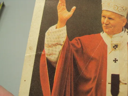 Открытка Папа Римский в Люблине 9 июня 1987 года святой отец №16002 Продаж