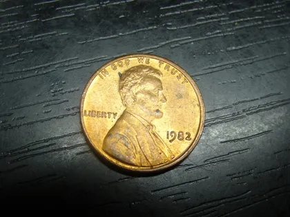 фото, 1 цент 1982 США цинк, велика дата