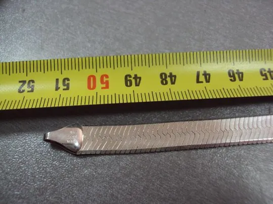 Цепочка змейка серебро 925 проба украина вес 34,3 г длина 51,3 см №10455 Продаж