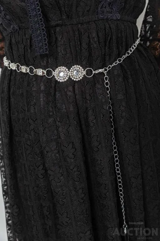 Ремень-цепочка женский, цвет серебристый, 196R10U13W1-8 З аукціону