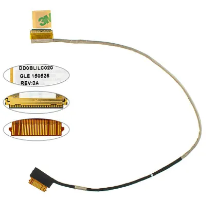 фото, Шлейф матриці для ноутбука Toshiba (C55D, C55T-C, L50D-C) 30pin LED (DD0BLTLC020)