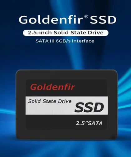 фото, Goldenfir ССД 128 GB White Black Твердотельный накопитель SATA 3 SSD