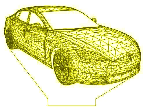 Акриловий світильник-нічник Тесла жовтий tty-n001489 Ціна