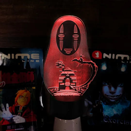 Акриловий світильник-нічник Формен Spirited Away червоний tty-n001789 Ціна