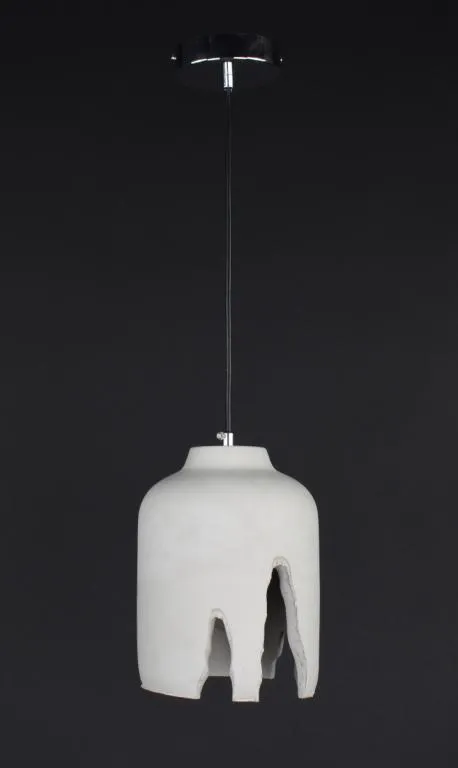 Люстра подвесная на 1 лампочку 27817 Хром 30-190х16х16 см. Де купити