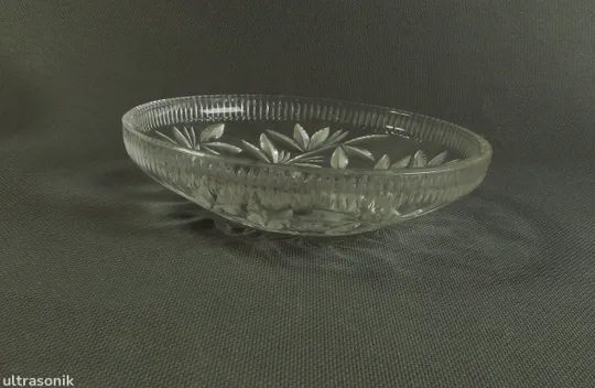 Купити Ваза цукерниця стара радянська невелика прозоре скло Вживане