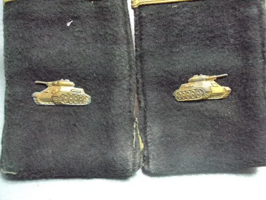 погоны ркка повседневные абтв и артиллерии образца 1943 эмблема танк №5252 Продаж