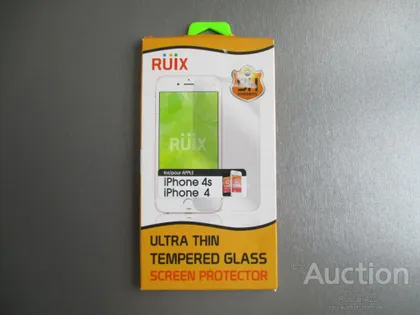 фото, Захисне скло RUIX для Apple iPhone 4 4S Защитное стекло (9H ; 0.3mm)