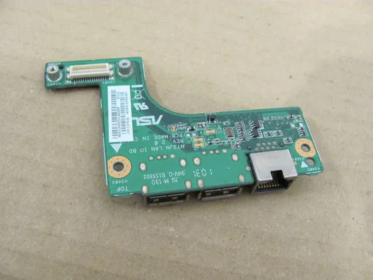 номер0531-19 плата USB LAN 60.NZXLA1000.B02 60-N1RLA1000 для Asus N73 N73S N73J N73JN RJ45 оригінал Інтернет-аукціон