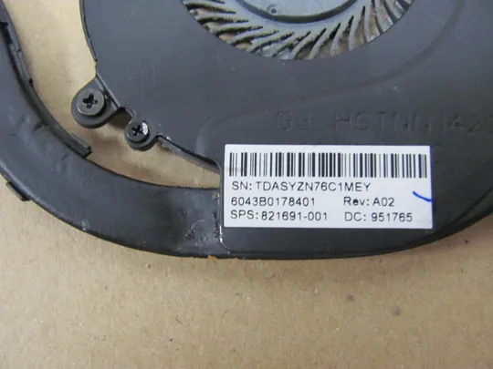 603-18 система охолодження  6043B0178401  821691-001  для HP EliteBook 820 G3  оригінал Де купити