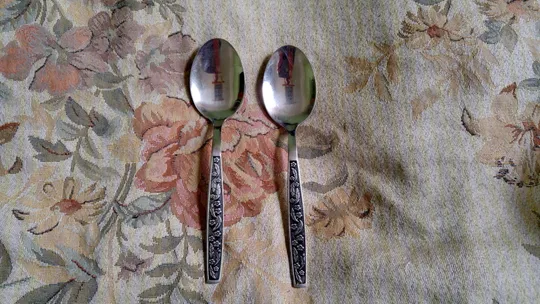 Ложки столові 2шт старі радянські нержавіюча сталь Вживане Ціна