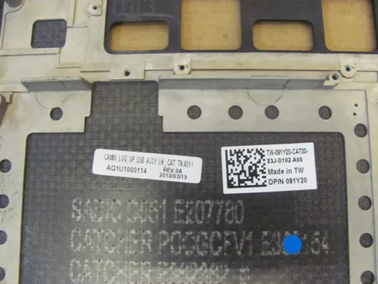 номер0913-9 Кришка панель палмрест AQ1U1000114 091Y20 0D6CWH AQ1BG000114  для Dell XPS 15 9560 Precision 5520 оригінал в Україні