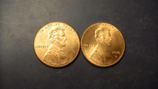 Купити 1 цент 2016 США (два різновиди)