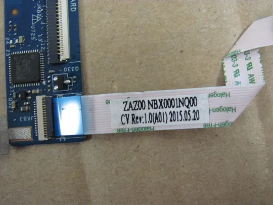 номер0245-29 Плата керування клавіатурою ZAZ00 LS-B442P 0086HV NBX0001NQ00 шлейф мікрофону 0M7KYC для Dell XPS 13   9300 9343 9350 9360 P54G  оригінал Де купити