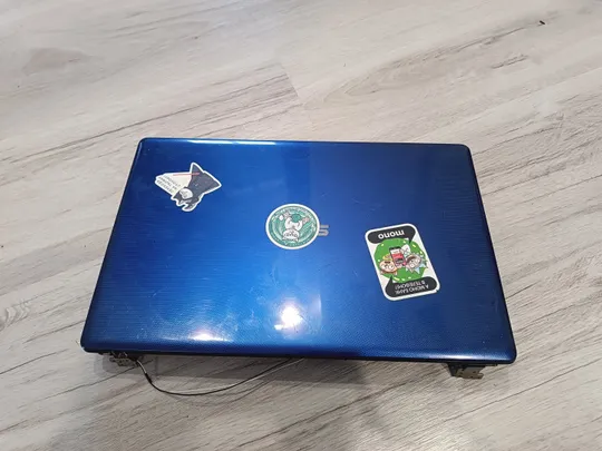 Кришка + рамка матриці + петлі для ноутбука Asus X552 X550 series (синій колір) Ціна