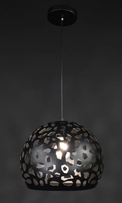 Люстра подвесная на 1 лампочку 27803 Черный 30-200х30х30 см. З аукціону