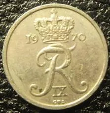 10 оре 1970 Данія Ціна