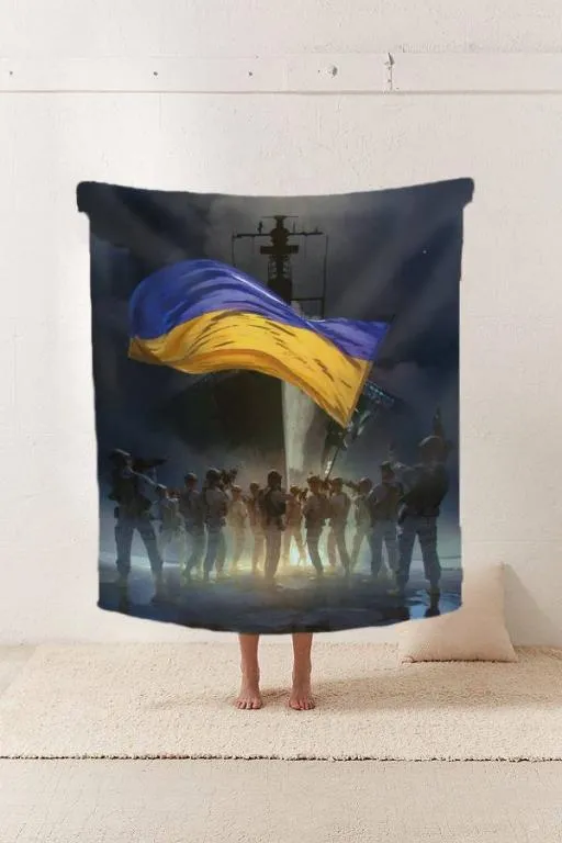 Купити Плед патриотический 3D Сила и гордость 20222408_A 11624 160х200 см