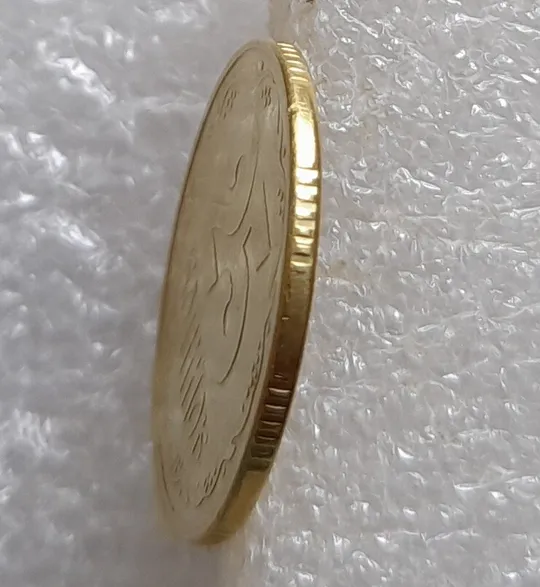 (3418) 25 копійок 1994 1БВк брак гуртильного кільця (варіант) (25 копеек 1994) Ціна