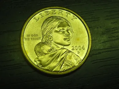 фото, 1 долар 2004 D США