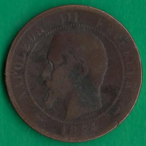 Купити 10 сантимів 1854 року W Франція [МШ]