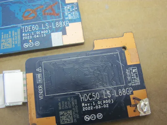 Купити номер1003-12 плата підключення клавіатури NBX0002ZK00  IDE60 LS-L88XP HDC50 LS-L88GP  для Dell Precision 17 7780 7770 оригінал