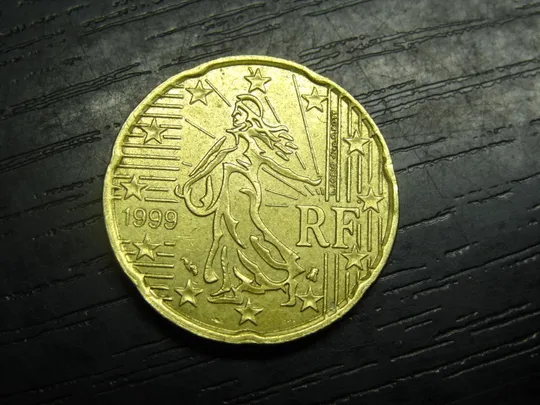 20 євроцентів 1999 Франція Ціна
